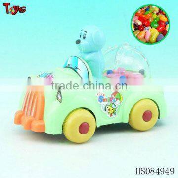 pull line car cartoon candy toys