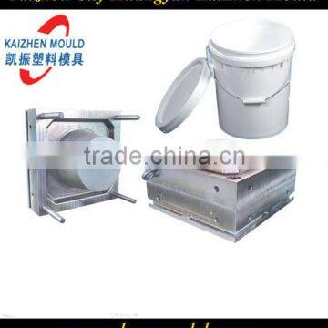 High polish plastic paint pail molding