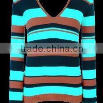 Ladies Stripe Jumper