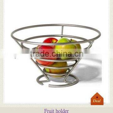 Wholesale Round Stainless Steel Fruit Basket