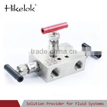 304 stainless steel 3 way water gas oil valve manifolds valve