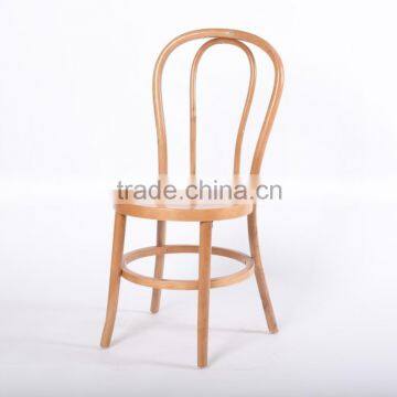 Natural Wooden Color Stackable thonet bentwood Chair