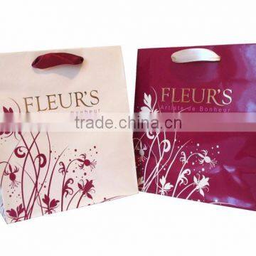 Beautiful durable custom hand kraft paper indian gift bags wholesale