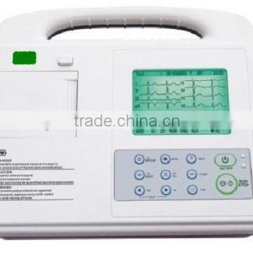 Medical Digital Electrocardiograph ECG with Single Channel