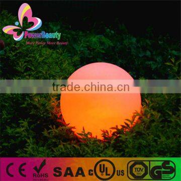 Hot sale ball shape outdoor sphere orb decoration glowing bollard solar light globe