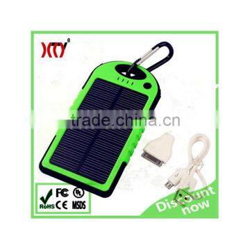 5000mAh lithium polymer battery solar energy outdoor water-proof power charger