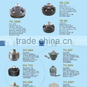 60W Professional Good Quality Hot Sale Double Magent T-Yoke Horn Speaker Driver Unit photo-5