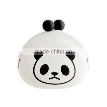 Animal Panda Shaped Coin Purse with Silicone Material