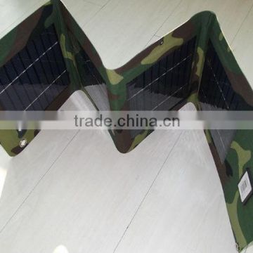 2013 Launched waterproof /Portable folded solar charging panel/outdoor travel equipment