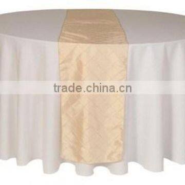 Gold Satin Table Runner For Wedding