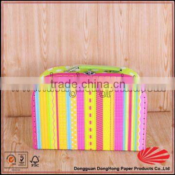 Toy Storage Portable Children Cardboard Suitcase photo-4