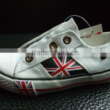 2011 collection flag printed canvas shoes