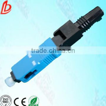 Shenzhen Factory Supply the price for Quick Assembly Fusion Splice Optical fiber connectors SC/UPC