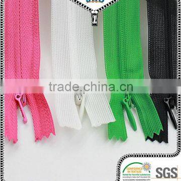 open end two way waterproof invisible zipper
