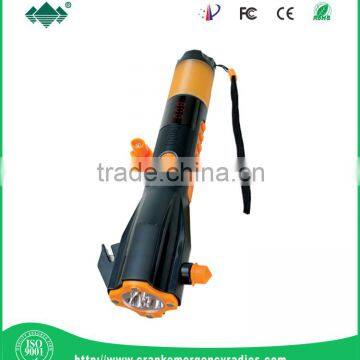Vehicle 9 in 1 hammer & emergency kit in car & crank dynamo torch in auto