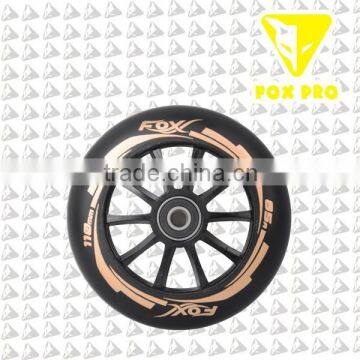 Two Colors PU Wheels for Stunt Scooter 100mm