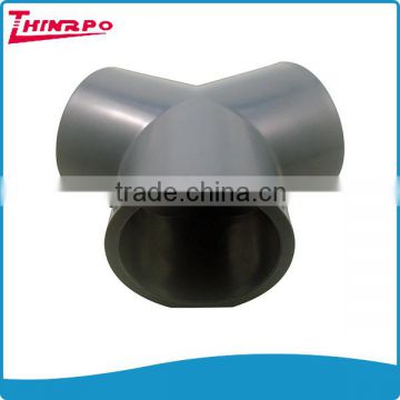 Injection Mold with logo Plastic pvc pipe fittings pvc tee