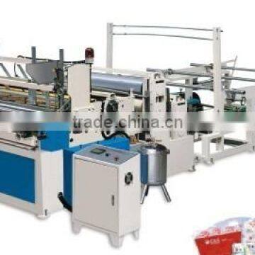 1092mm Tissue Paper Rewinding Machine (Embossing & Perforating)/toilet Paper Rewinder Machine/ Bobbin Cutter photo-3