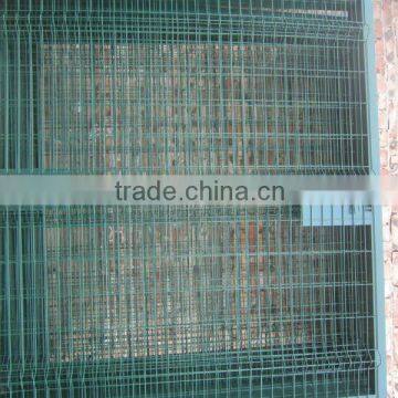 PVC coated welded mesh fence gate