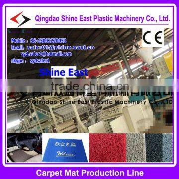 Mat machine / PVC floor spray silk carpet mat machine / production line