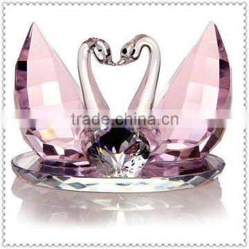 Kissing Wedding Favor Crystal Swan For Wedding Souvenir Gifts