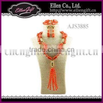 Fashion Design African Coral Jewelry Set AJS3885