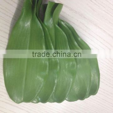 Real Touch Artificial Orchid Leaves decorative Green Leaf