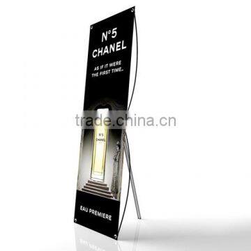 Fiberglass Portable exhibition X banner stand 600*1800