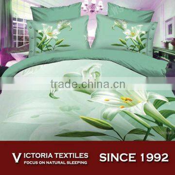spring floral bedding set queen comforter sheet set 3d series