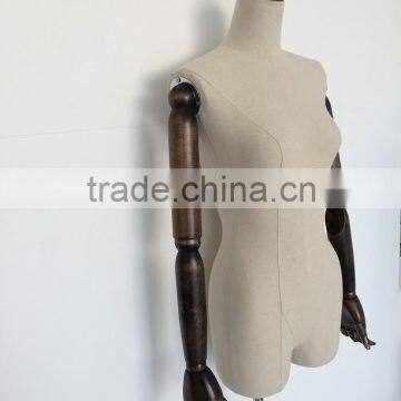 2015 Hot Sale Headless Cover With Fabric Mannequins for Half Body
