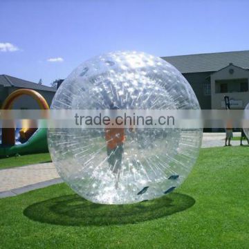 Fun and exciting inflatable clear zorbing ball inflatable water zorb balls