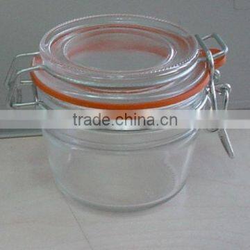 SINOGLASS Clip Lid Glass Jar