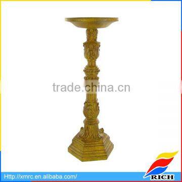 Wholesale Cheap Yellow Resin Candle Holder & Polyresin Tea Light