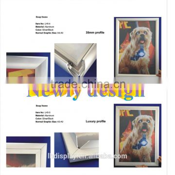 25mm 32mm profile customized color clip photo frame