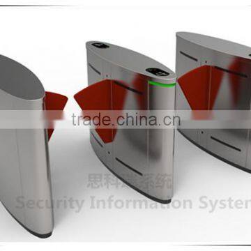 Offices Security Kids Flap Turnstile Durable Barrier Gate With Anti Pinch Function