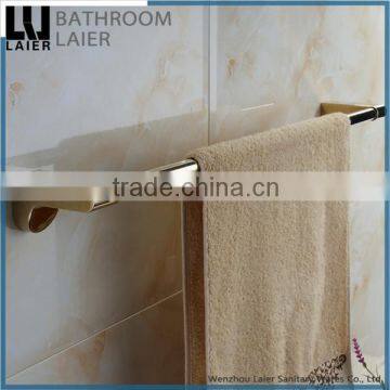 Promotional High Quality Zinc Alloy Gold Finishing Bathroom Accessories Wall Mounted Towel Bar