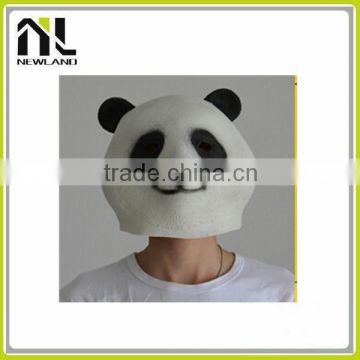 2015Hot Sale Cute Panda Full Head Latex Animal Masks