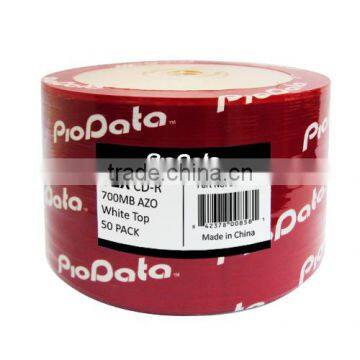 PioData 52X AZO CD-R 80 MIN WHITE TOP