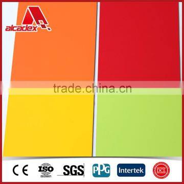 aluminum composite plastic panels for exterior walls decotation