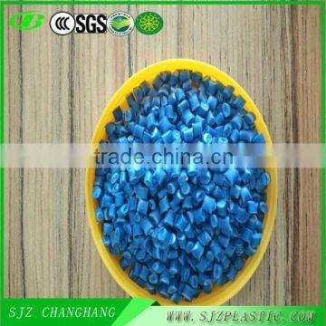 Blue /Orange colors Recycled pp granules for container raw material