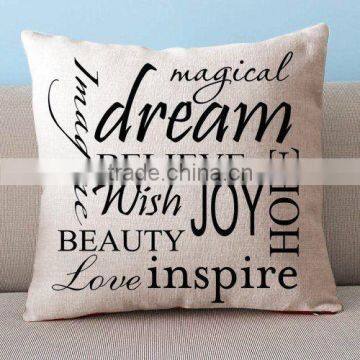 Cushion Cotton Linen Square Pillow Case Covers