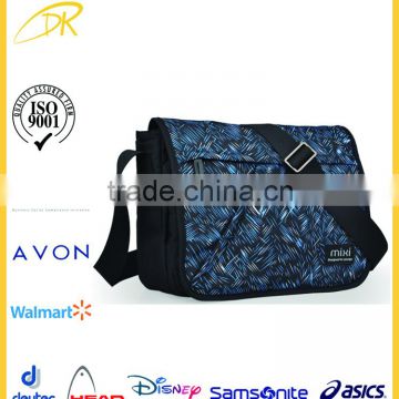 OEM design Vintage Messenger bag, 600D polyester shoulder bag