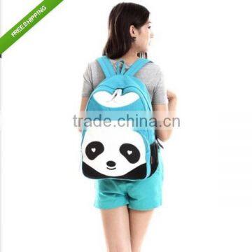 Canvas Girl Panda Backpack Book Bag Rucksack Student Bag knapsack SchoolBag