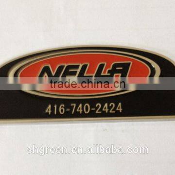 Lead-free Metal Raised Logo Plate With Back 3M Foam Glue photo-4
