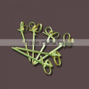Disposable Natural Colorful Bamboo Skewer With Knot photo-2