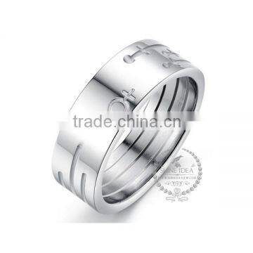 3MM-5MM Stainless Steel Round Simple Ring Fashion Couple Ring Wedding Jewelry 6260468