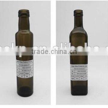 Wholesales Dark Green Glass Olive Oil Bottle
