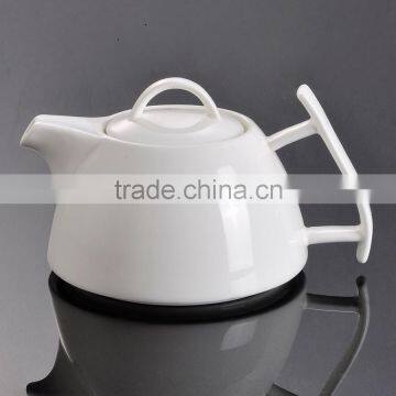 350ml 12oz Plain White Logo Decal Artwork Design Customized Ceramic Coffee and Tea Pots