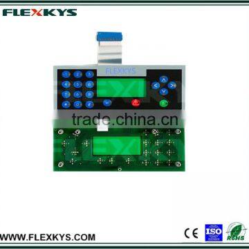 PCB membrane keyboard switch with full cover ESD tail