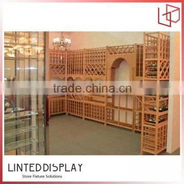 Durable and fashhionable wall mounted wine cabinet